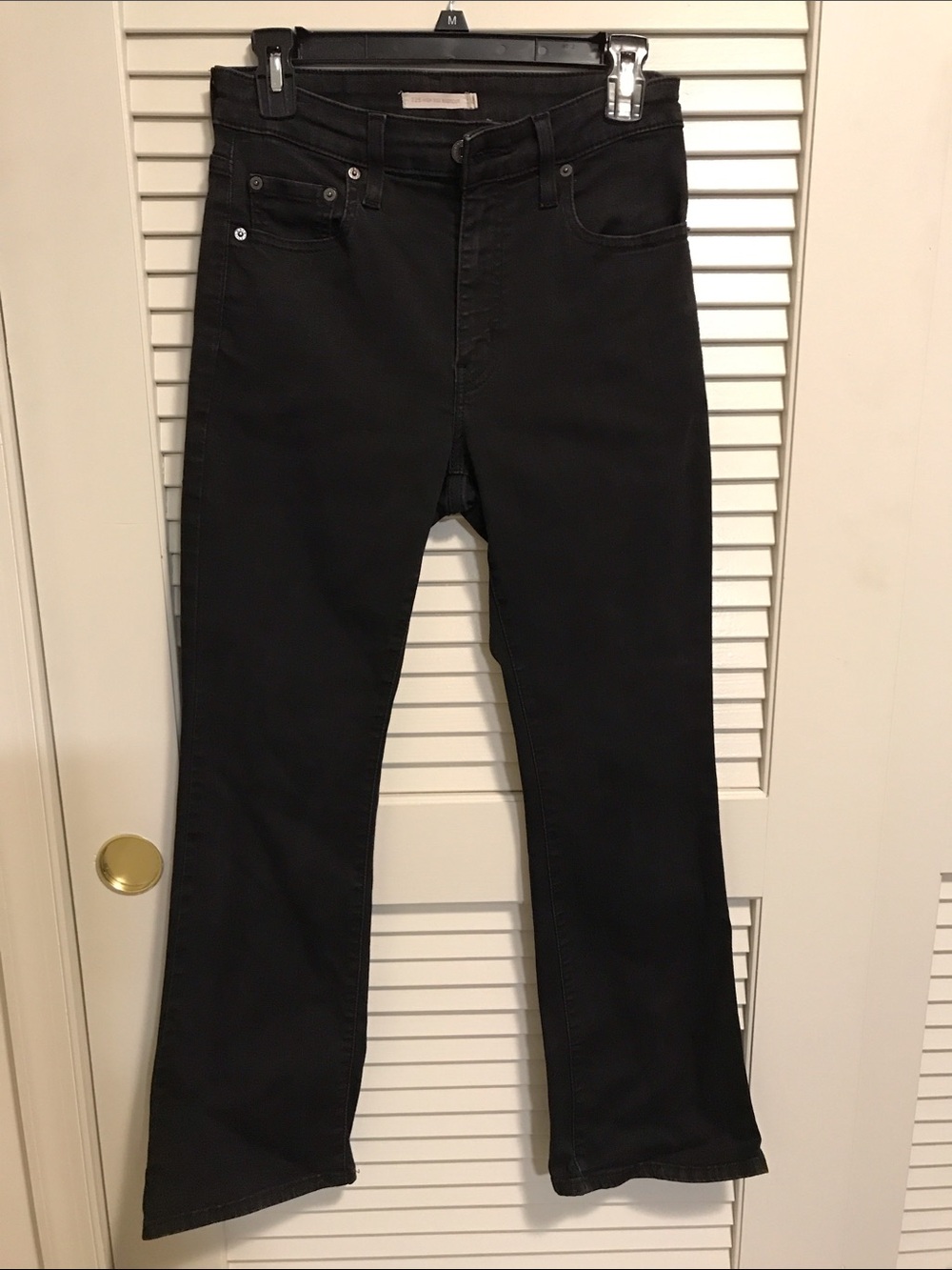 NWOT Levi’s 725 Bootcut Hi Rise Black Jeans - 29/30